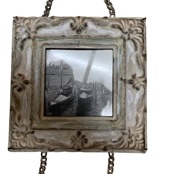Vintage Venetian Memories Hanging Photo Frame Collage With Chain - Picture 3 of 10